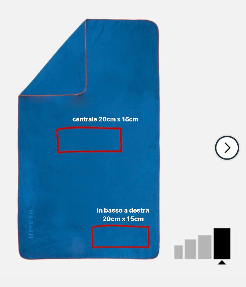 telo mare personalizzato