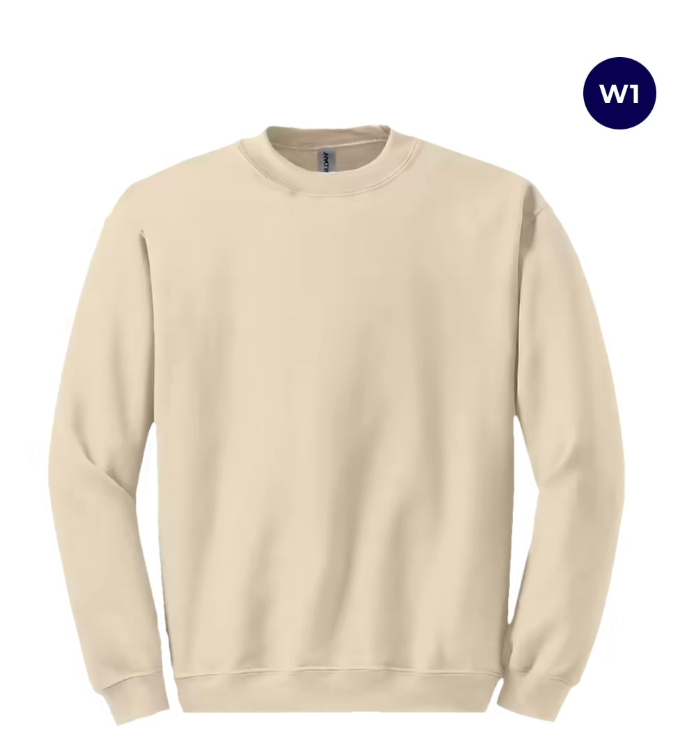 felpa senza cappuccio personalizzata